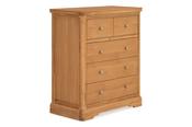 Elton Oak 5 Drawers Chest image