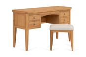 Elton Oak Dressing Table &amp; Stool
