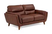Bianca Brown Leather Sofa - 2 Seater image