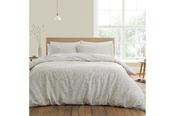 Bianca Shadow Leaves Super King Duvet Set