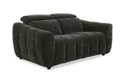 Bohemia Green Fabric Electric Recliner Sofa - 2 Seater with Head Tilt image