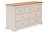 Brighton Light Grey Oak 7 Drawers Chest-Outlet image