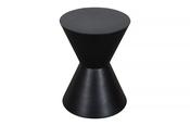 Burrow Hourglass Side Table Black Finish image