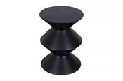 Burrow Zig Zag Side Table Black Finish image