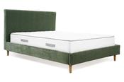Callie Green Fabric Double 4'6' Bed Frame