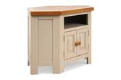 Caravel Light Grey Oak 2 Doors Corner TV Stand image