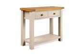 Caravel Light Grey Oak 2 Drawers Console Table