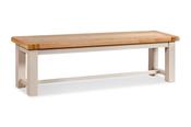 Caravel Light Grey Oak Large Bench