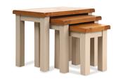 Caravel Light Grey Oak Nest of Tables image