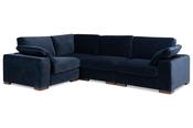 Casa Navy Fabric Corner Sofa RHF/LHF image