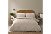 Catherine Lansfield Folkstone Geo Double Duvet Set Natural
