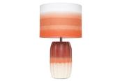 Ceramic Ombre Rust Table Lamp image