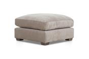 Chicago Cream Fabric Footstool image