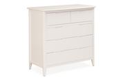Coolmore White 5 Drawers Chest