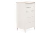 Coolmore White 5 Drawers Lingerie Chest image