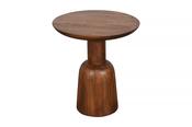 Cora Side Table Walnut Finish image