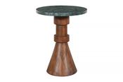 Cove Side Table Green Marble Top image