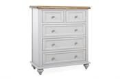 Discovery Grey Oak 5 Drawers Chest image