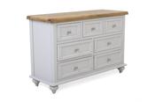 Discovery Grey Oak 7 Drawers Chest