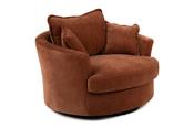Dove Brown Swivel Armchair image