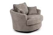Dove Grey Swivel Armchair image