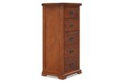 Egyptian Brown 5 Drawers Lingerie Chest