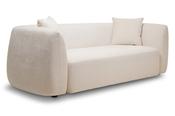 Ella Cream Fabric 4 Seater Sofa- Outlet- New Ross image