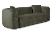 Ella Green Fabric Sofa - 4 Seater image