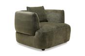 Ella Green Fabric Armchair