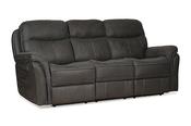 Emerson Dark Grey Fabric 3 Seater Electric Recliner Sofa image