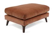 Grace Dusk Apricot Corner Footstool