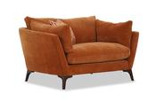 Grace Dusk Marmalade Fabric Cuddler Armchair image