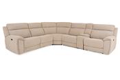 Grantham Cream Electric Head Rest Corner Unit Sofa image