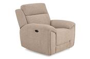 Grantham Cream Fabric Electric Recliner Armchair image