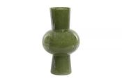 Halley Glass Vase Olive Green 40cm image