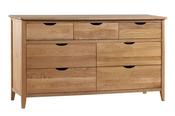 Henderson Oak 7 Drawers Chest