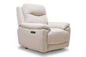 Hudson Resilient Fabric Armchair Electric Recliner-Outlet-New Ross image