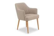 Jane Grey Leather Dining Chair image