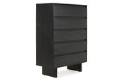 Karma Black 5 Drawer Chest image