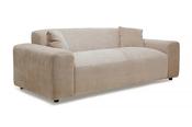 Kennedy Cream Fabric Sofa - 3 Seater image