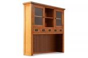 Kingston Oak 5 Drawer 2 Door Hutch image