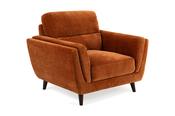 Lacey Rust Fabric Armchair image