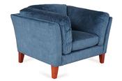 Langley Midnight Blue Velvet Armchair image