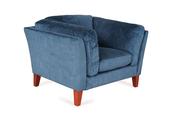 Langley Midnight Blue Velvet Armchair image