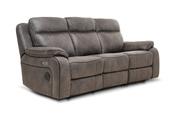Lansdowne Charcoal Fabric Electric Recliner Sofa - 3 Seater with Bluetooth Speaker and Head Tilt image