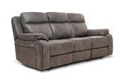 Lansdowne Charcoal Fabric Electric Recliner Sofa - 3 Seater image
