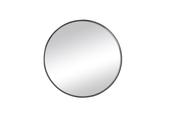 Laura Round Mirror Black 90x90cm image