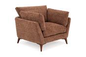 Laurent Rust Fabric Armchair image