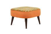 Leap Orange Footstool  by Orla Kiely