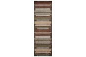 Levi Brown Runner Rug 80x240cm image